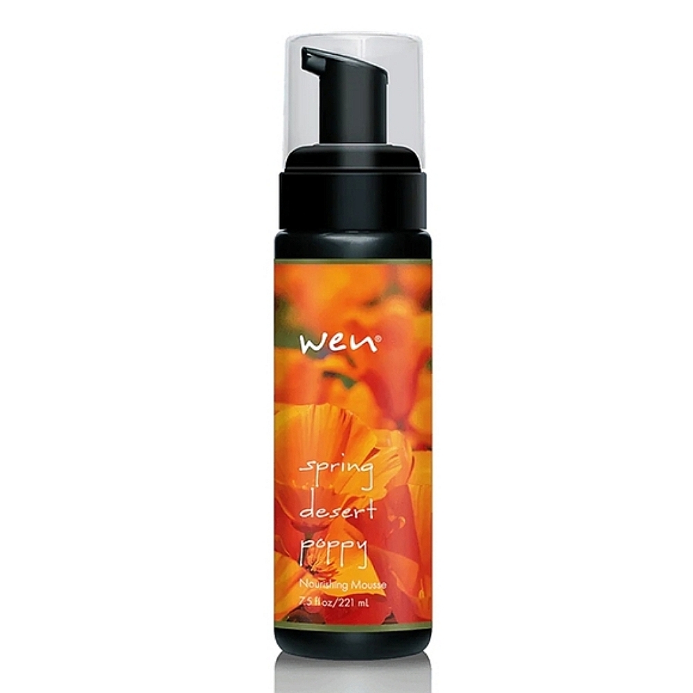 🆕️ WEN by Chaz Dean Spring Desert Poppy Nourishing Mousse with Pump 7.5 fl oz